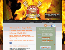 Tablet Screenshot of bocaburgerbattle.com